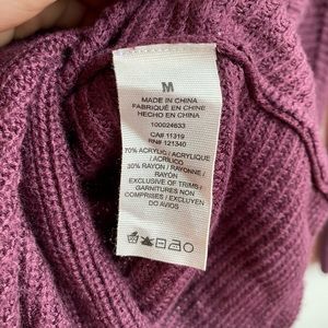 Garage Sweaters - Garage Purple Knitted Sweater Garage Sweaters - Garage Purple Knitted Sweater